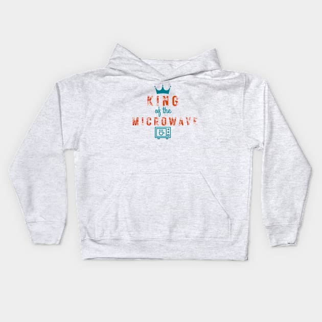 king of the microwave Kids Hoodie by cmxcrunch